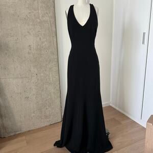 THEIA Black Gown Size 8